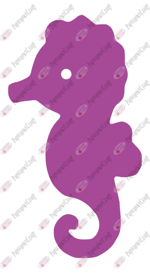 Konik morski 1 Dekoracje z papieru