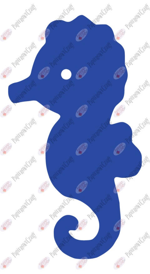 Konik morski 1 Dekoracje z papieru