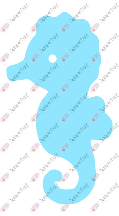 Konik morski 1 Dekoracje z papieru