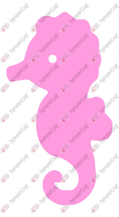 Konik morski 1 Dekoracje z papieru