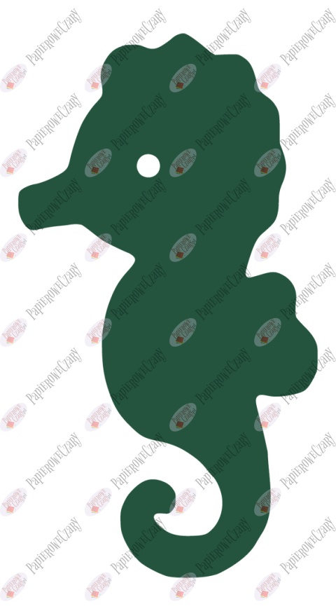 Konik morski 1 Dekoracje z papieru