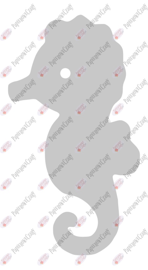 Konik morski 1 Dekoracje z papieru