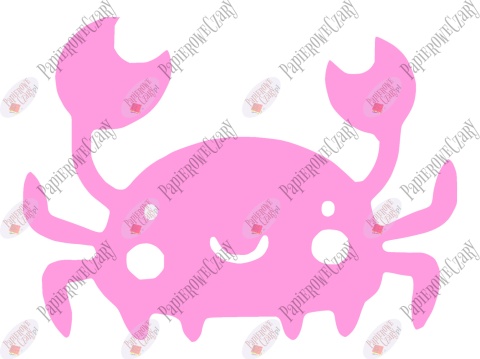 Krab 1 Dekoracje z papieru