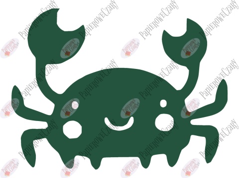 Krab 1 Dekoracje z papieru