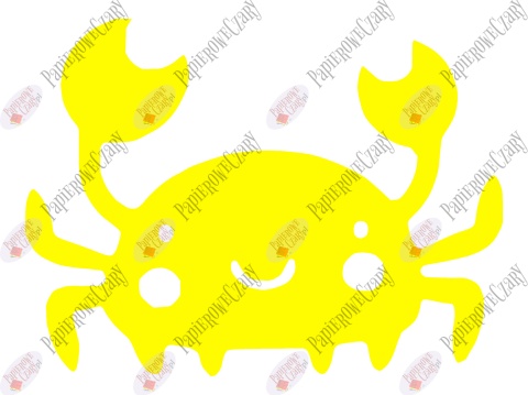 Krab 1 Dekoracje z papieru