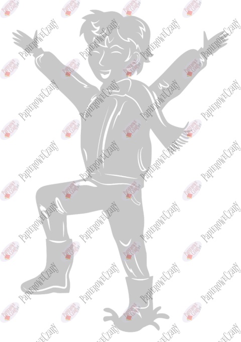 Chłopiec 7 Dekoracje z papieru