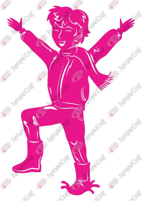 Chłopiec 7 Dekoracje z papieru