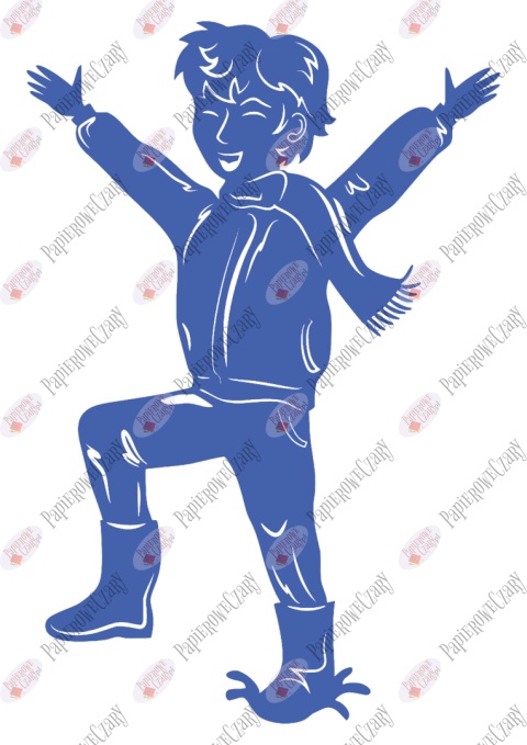 Chłopiec 7 Dekoracje z papieru