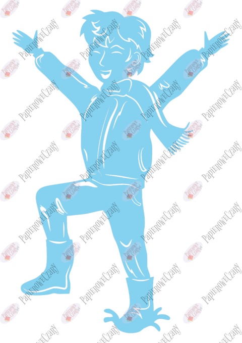 Chłopiec 7 Dekoracje z papieru