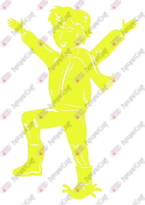 Chłopiec 7 Dekoracje z papieru