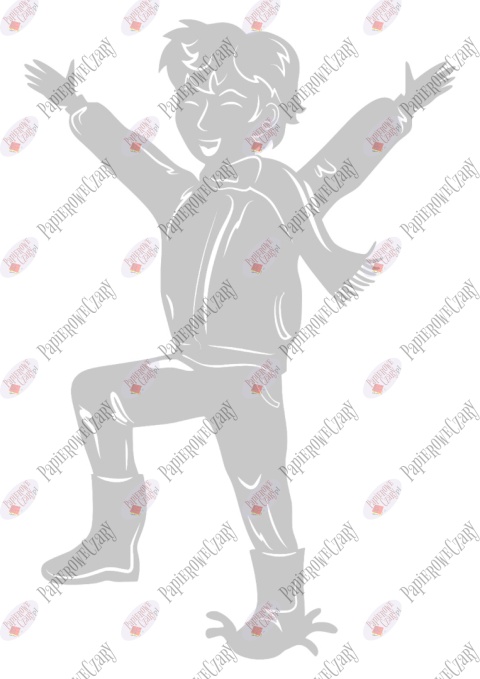 Chłopiec 7 Dekoracje z papieru