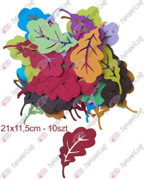 Liść 9 Pakiet Jesień Dekoracje z papieru