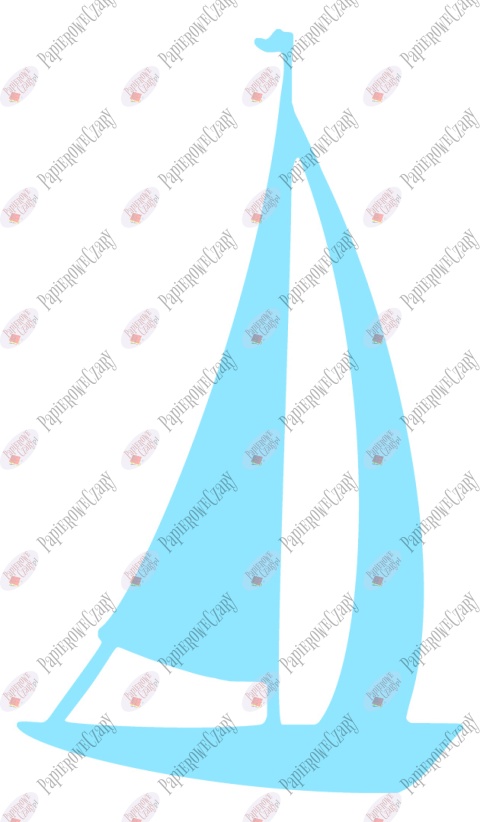 Żaglówka 2 Dekoracje z papieru