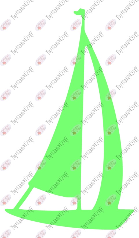 Żaglówka 2 Dekoracje z papieru