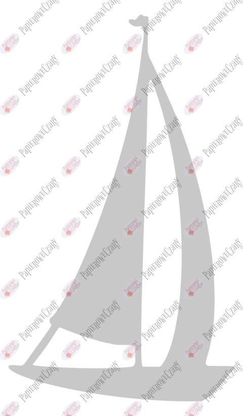 Żaglówka 2 Dekoracje z papieru
