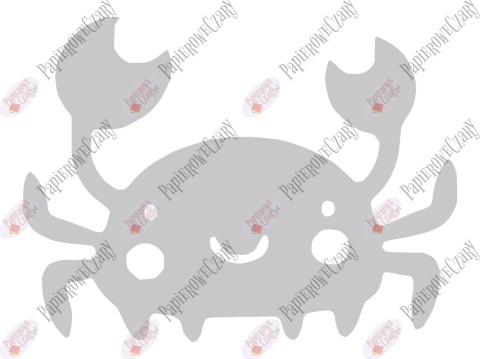 Krab 1 Dekoracje z papieru