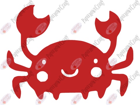 Krab 1 Dekoracje z papieru