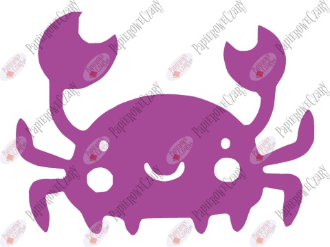 Krab 1 Dekoracje z papieru