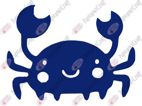 Krab 1 Dekoracje z papieru