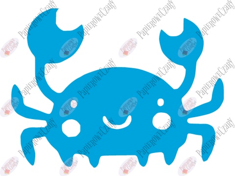 Krab 1 Dekoracje z papieru