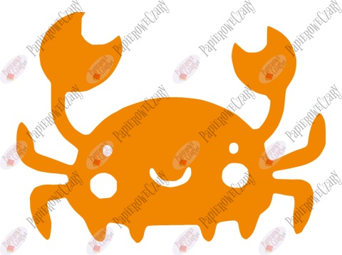 Krab 1 Dekoracje z papieru