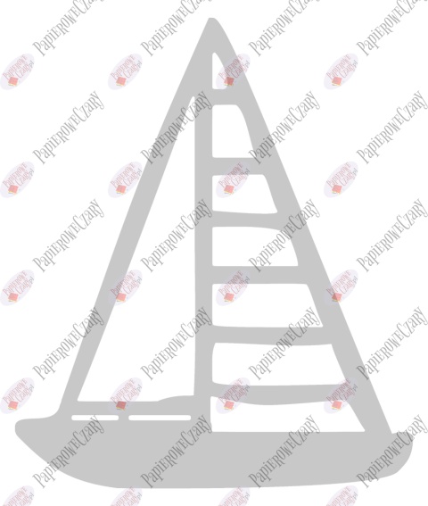 Żaglówka 1 Dekoracje z papieru
