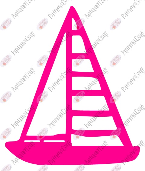 Żaglówka 1 Dekoracje z papieru