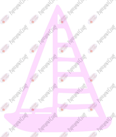 Żaglówka 1 Dekoracje z papieru