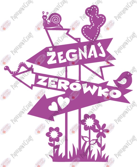 Żegnaj zerówko 1 Dekoracje z papieru