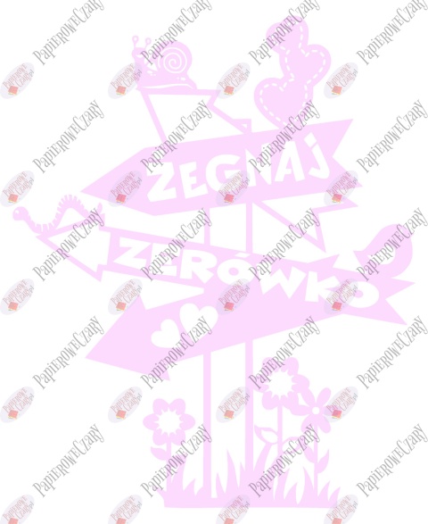 Żegnaj zerówko 1 Dekoracje z papieru