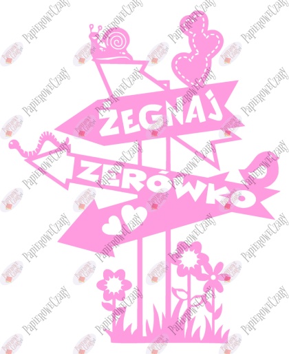 Żegnaj zerówko 1 Dekoracje z papieru