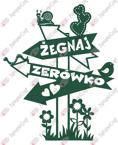 Żegnaj zerówko 1 Dekoracje z papieru