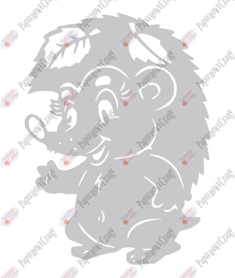 Jeż 2 Dekoracje z papieru