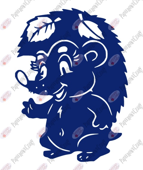 Jeż 2 Dekoracje z papieru