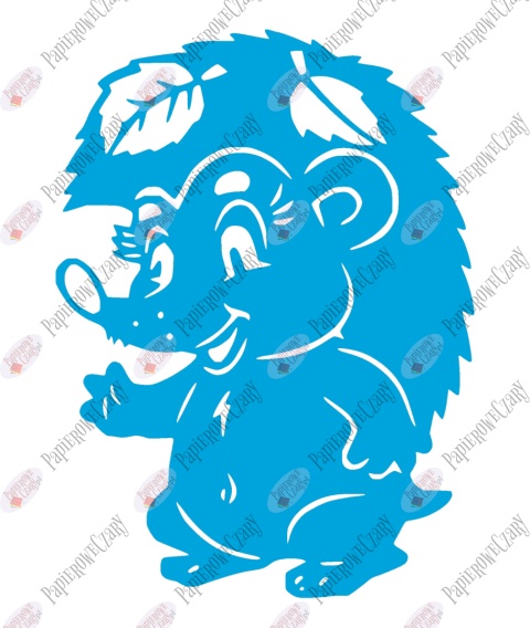 Jeż 2 Dekoracje z papieru