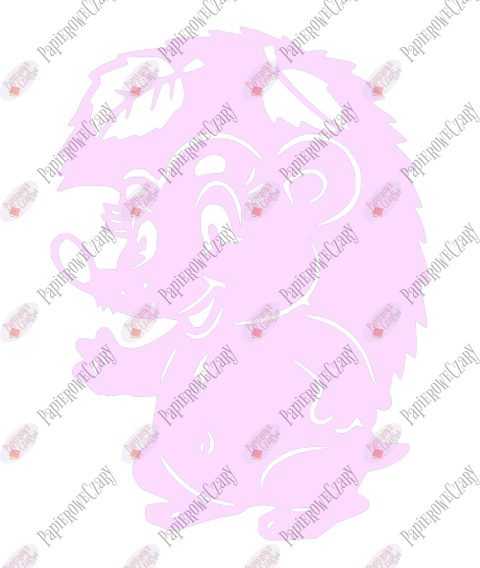 Jeż 2 Dekoracje z papieru