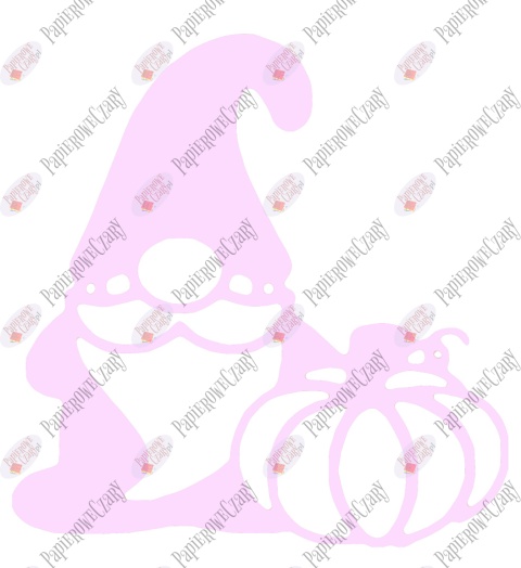 Krasnal 2 Dekoracje z papieru