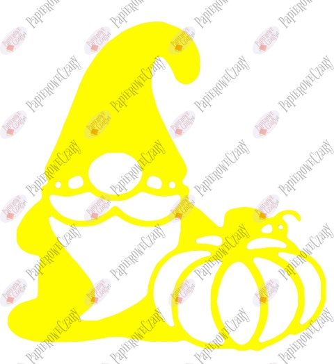 Krasnal 2 Dekoracje z papieru