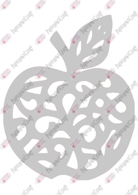 Jabłko 1 Dekoracje z papieru