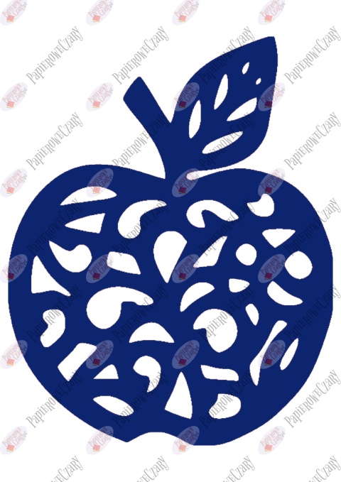 Jabłko 1 Dekoracje z papieru