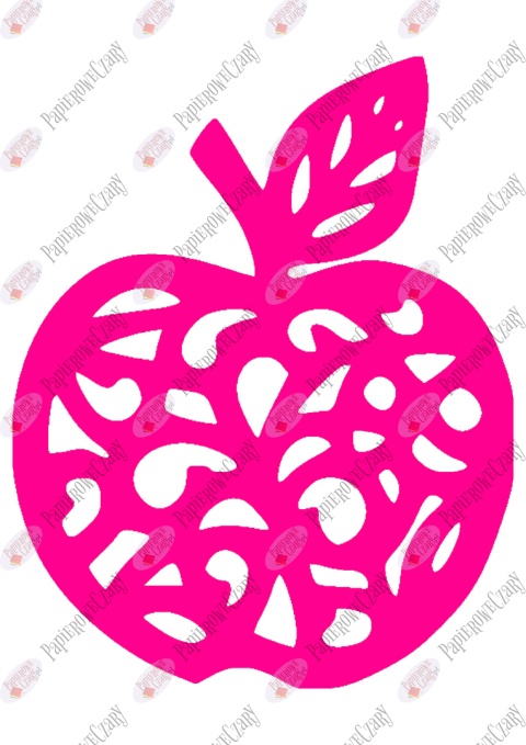 Jabłko 1 Dekoracje z papieru