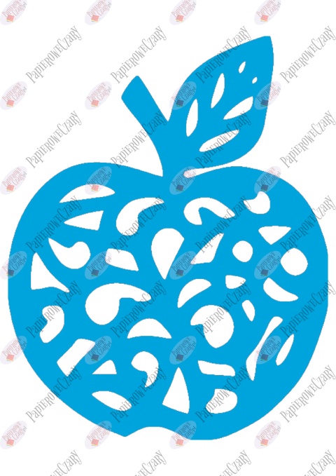 Jabłko 1 Dekoracje z papieru