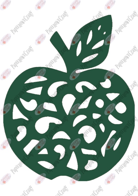 Jabłko 1 Dekoracje z papieru