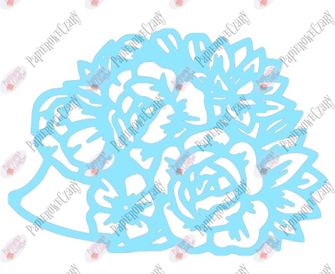 Jeż 1 Dekoracje z papieru