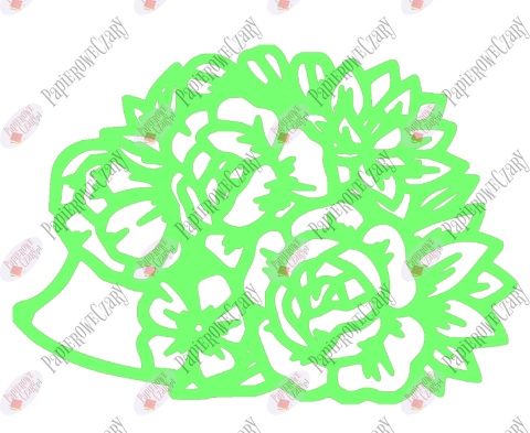 Jeż 1 Dekoracje z papieru