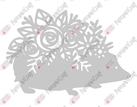 Jeż 3 Dekoracje z papieru