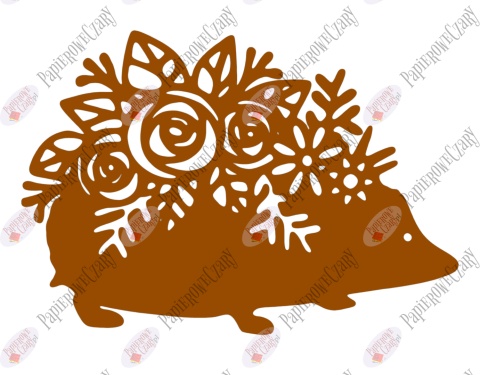 Jeż 3 Dekoracje z papieru