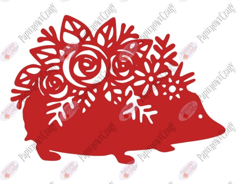 Jeż 3 Dekoracje z papieru