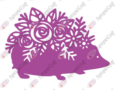 Jeż 3 Dekoracje z papieru