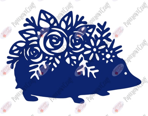 Jeż 3 Dekoracje z papieru